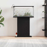Aquarium Stand Black Oak 75x36x72.5 cm Engineered Wood 862158