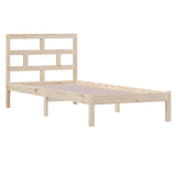 3101208 Bed Frame without Mattress Solid Wood 100x200 cm