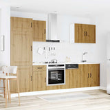 7 Piece Kitchen Cabinet Set Kalmar Artisan Oak Engineered Wood 3314770
