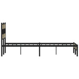 Bed Frame without Mattress Sonoma Oak 120x200 cm Engineered Wood 4017252