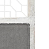 6-Panel Room Divider Grey 210x165 cm Fabric 338557