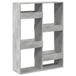 Bookcase Concrete Grey 100x33x135 cm Engineered Wood 3309387