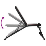 Weight Bench Manual Black 131 x 41 x 110 cm Steel 42007903