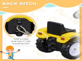 Pedal Go Kart Ride On Excavator W/ Front Loader Digger Four Wheels Child Toy, for 3 Years Old T3398P348052