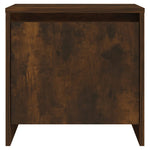 Bedside Cabinets 2 pcs Smoked Oak 45x34x44.5 cm Engineered Wood 813045