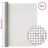 Mesh Screen 100 x 2000 cm 20 Mesh Stainless Steel 201 Silver 42039541