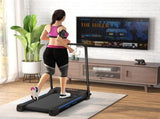 Folding Motorised Home Treadmill Walking Machine with LCD Monitor, Blue T3398P349145