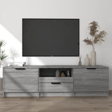 TV Cabinet Grey Sonoma 140x35x40 cm Engineered Wood 817112