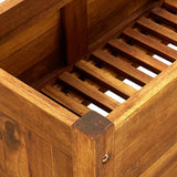 Garden Raised Bed Acacia Wood 100x30x25 cm 42566