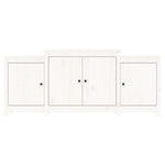 ZNTS Sideboard White 164x37x68 cm Solid Wood Pine 821493