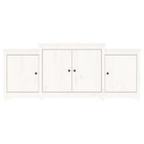 ZNTS Sideboard White 164x37x68 cm Solid Wood Pine 821493