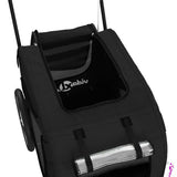 Pet Bike Trailer Black Oxford Fabric and Iron 93898