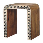 Edessa Bone Inlay End Table IN3385