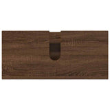 Bathroom Furniture Set with Drawer with Shelf 2 pcs Brown Oak 3393020