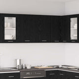 Hanging Cabinet Lyon Black Oak 80 x 31 x 60 cm Engineered Wood 863144