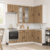 Kitchen Unit KALMAR 8 pcs Artisan Oak Engineered Wood 3438466