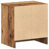 Bedside Cabinets 2 pcs with Drawer Old Wood 39x28x41 cm 858764