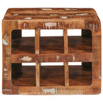 Wine Rack Wall-mounted Brown 44 x 30 x 35 cm Solid reclaim wood 4104574