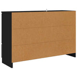 Sideboard with Drawer Black 100 x 30 x 65.6 Engineered Wood 888788