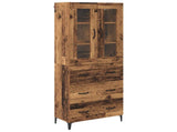 Highboard Old Wood 69.5 x 34 x 180 cm Engineered Wood 3415776