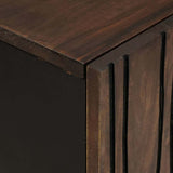 Sideboard Brown 90 x 33 x 75 cm Solid mango wood 4018036