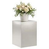 Plant Stand Silver 30 x 30 x 40 cm Steel 8012468