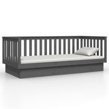 Day Bed without Mattress Grey 80x200 cm Solid Wood Pine 821561