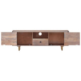 TV Cabinet 118x30x40 cm Solid Acacia Wood 322684