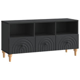 TV Cabinet Black 102 x 34.5 x 50 cm Engineered Wood 894216