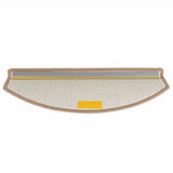 Stair Mats 15 pcs 65x24x4 cm Light Brown Half Round Large 133886