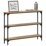 Console Table Artisan Oak 100 x 22.5 x 75 cm Engineered Wood 883504