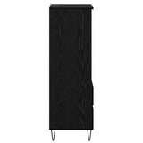 Highboard Black Oak 40 x 36 x 110 cm Engineered Wood 882743