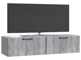Wall-Mounted TV Cabinet Grey Sonoma 98 x 31 x 30 cm 899071