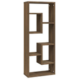 Wall Shelf Brown Oak 36x16x90 cm Engineered Wood 815848