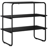 Console Table Black Oak 100 x 41 x 75 cm Engineered Wood 8007539