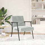 Armchair Light Grey 59 x 75 x 78 cm Velvet 42017679