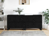 Sideboard 2 pcs Black Oak 60 x 35 x 70 cm 3394547