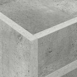 End Table 2 pcs Concrete Grey 30 x 30 x 56 cm Engineered Wood 890935