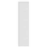 ZNTS Radiator Cover White 78x20x82 cm Engineered Wood 852726