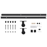 Sliding Door with Hardware Set ESG Glass&Aluminium 76x205 cm 3081945