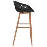 Bar Chairs 4 pcs Black 248164