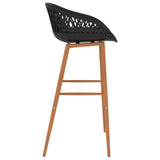 Bar Chairs 4 pcs Black 248164