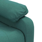 Massage Chair Dark Green Fabric 289678