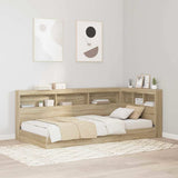 Storage Headboard with Shelf Sonoma Oak 75 cm Engineered Wood 3335527