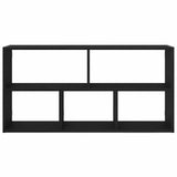 Wall Shelf Black Oak 100x25x50 cm Engineered Wood 868070