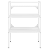 Bathroom Washbasin Frame White 59x38x83 cm Iron 338485