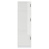 Kitchen Cupboard "Porto" High Gloss White Engineered Wood 854109