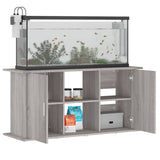 Aquarium Stand Grey Sonoma 121x41x58 cm Engineered Wood 833621