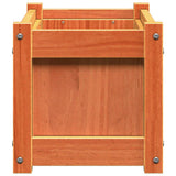 Garden Planters 2 pcs Wax Brown Solid Wood Pine 837444