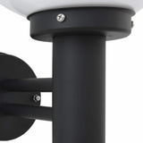Outdoor Wall Light 2 pcs Black 28 x 25 x 38 cm 4005948